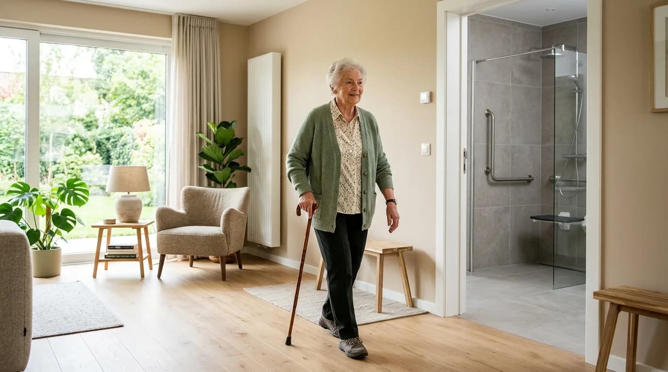 Adapter le logement d'un parent âgé en Belgique