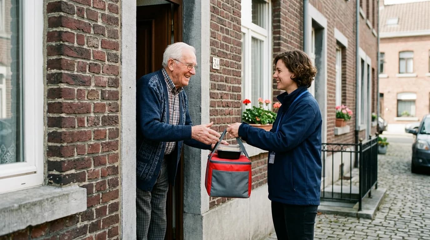 Repas à domicile pour seniors en Belgique : services et coûts